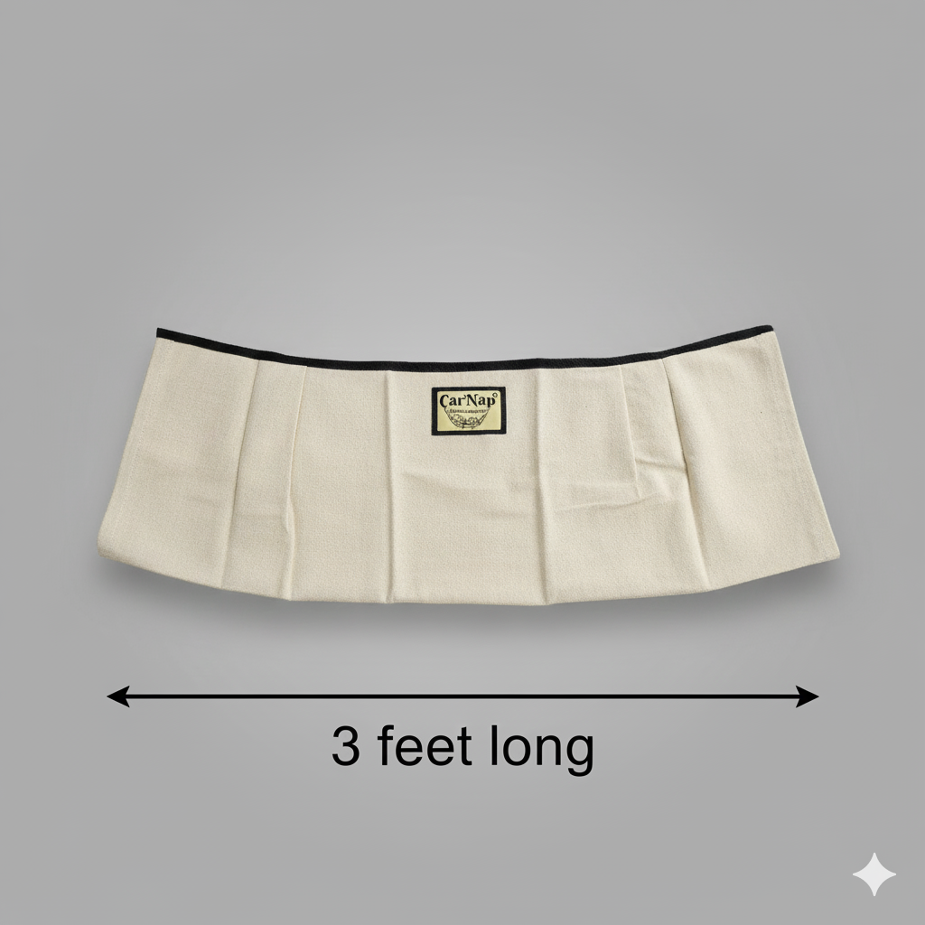 CarNap Hammock Cloth Only | Organic Cotton | Perfect Incline Curve | For Car, Train & Outdoor | 0–3 Years