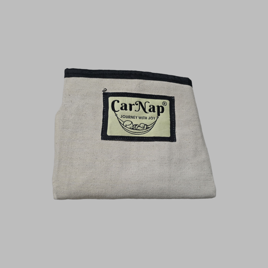 CarNap Hammock Cloth Only | Organic Cotton | Perfect Incline Curve | For Car, Train & Outdoor | 0–3 Years