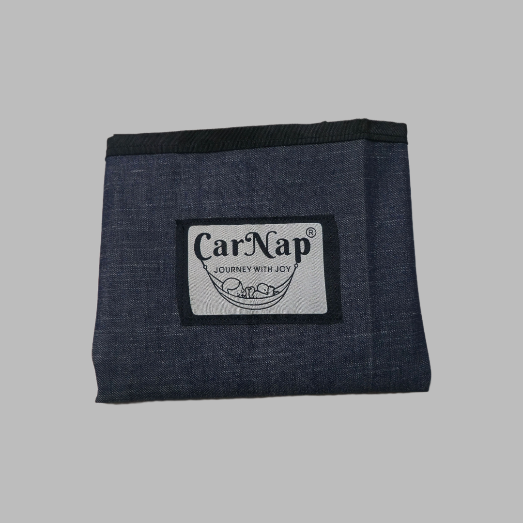 CarNap Hammock Cloth Only | Organic Cotton | Perfect Incline Curve | For Car, Train & Outdoor | 0–3 Years