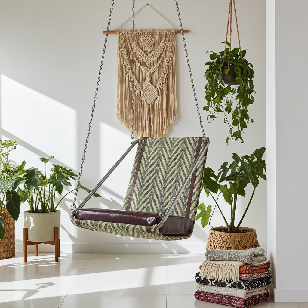 Kidzy King | Kosha Adult Jula | Premium Hanging Swing Chair for Home & Balcony | Relaxation Swing