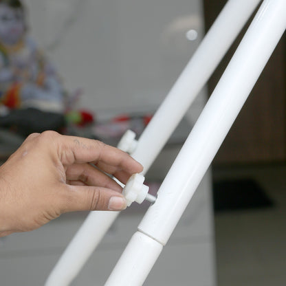 Kidzy King Foldable Baby Hammock Stand with Carry Bag – Tool-Free Assembly, Portable & Sturdy Metal Frame for Infant & Toddler Hammocks