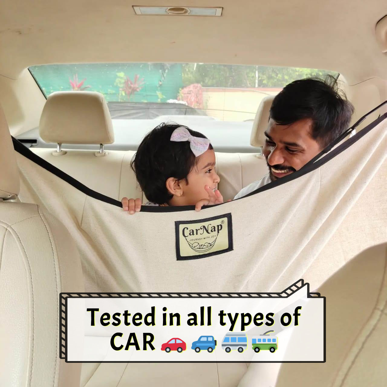 CarNap, Car Cradle for baby, Car Hammock